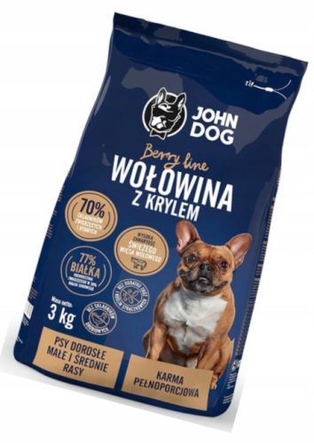  John Dog Trockenfutter für Rinder, 3 kg