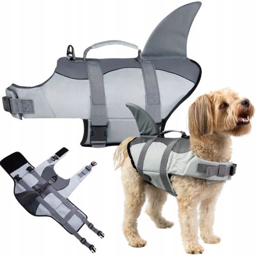  SCHWIMMKAPOK FÜR HUNDE, SCHWIMMWESTE, HAI, Größe XS