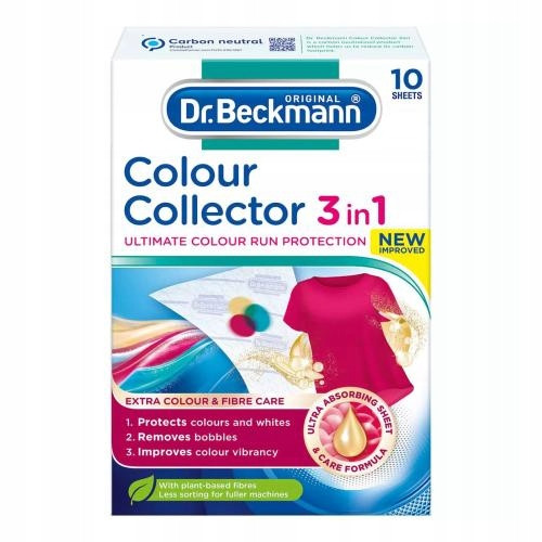  Farbfangende Wäschetücher mit Dr. Fleckentferner. Beckmann 10 Stk.