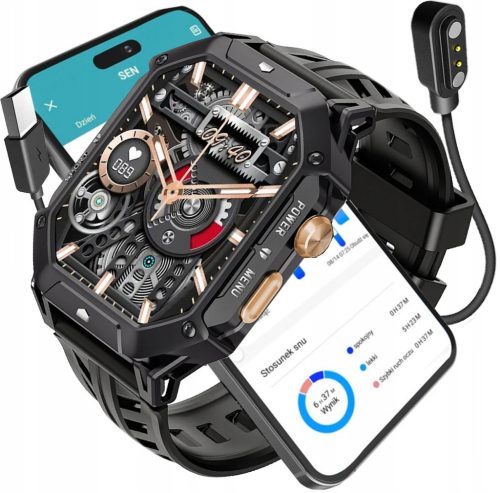 Rubicon Herrenuhr SMARTWATCH MALE SPRICHT POLNISCHES MENÜ F24