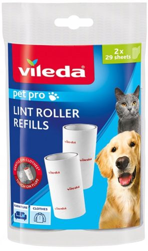  Vileda Pet Pro Ersatzeinsatz für Polster, Kleidung und Haarentfernung