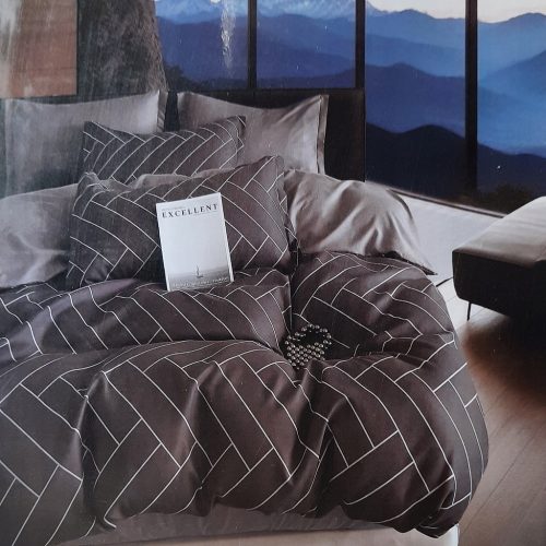 Luxus-Bettwäscheset aus Satin-Baumwolle 160x200 cm in verschiedenen Designs