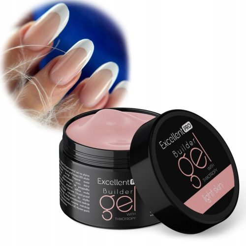  AUSGEZEICHNETES PRO BUILDER GEL AUFBAUGEL MIT THixotropie BEIGE HELLE HAUT 50 g