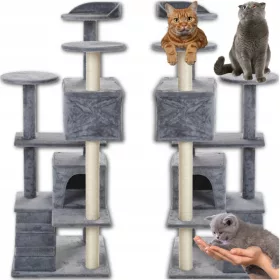  Hoher Kratzbaum, Bett, Kratzbaum, Bassturm 101 - 160 cm