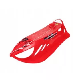  Firecom roter Kunststoffschlitten
