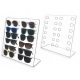  DOPPELTER GLÄSERSTÄNDER für 12 Stück, PLEXI-DISPLAY PLEXI 3 mm