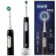  ELEKTRISCHE ZAHNBÜRSTE | ORAL B CROSS ACTION PRO | SCHWARZ STARK
