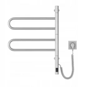    ELEKTRISCHER BADEZIMMERHEIZKÖRPER AUS INOX MIT ROTIERENDEM DISPLAY ECO SLIM TROCKNER