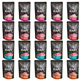    DOLINA NOTECI RAFI Nassfutter für Katzen, Geschmacksmischung 20 x 100 g