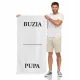  BUZIA PUPA Badetuch, 70 x 140, lustiges Geburtstagsgeschenk für einen Mann