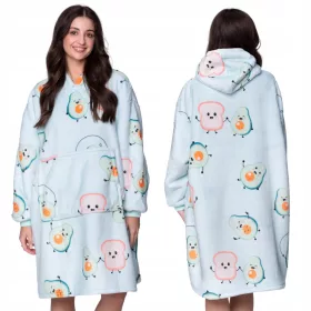    DECKEN-SWEATSHIRT Übergröße DECKEN-SWEATSHIRT XXL AVOCADO-Muster Geburtstagsgeschenk