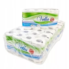  Hochwertiges Vella Toilettenpapier mit 3 Lagen – Weich und Stark