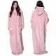 Decken-Sweatshirt, Übergröße, 2in1, dickes Decken-Sweatshirt, XXL, Rosa, Geburtstagsgeschenk, Weihnachten