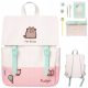 Pusheen Schulrucksack und Schreibwarenset - Perfekt für Schulkinder