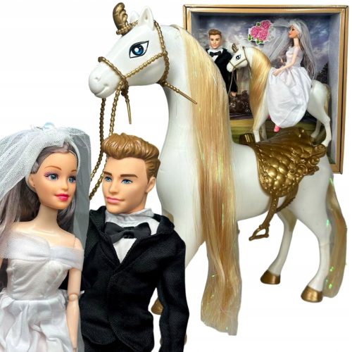  KEN DOLL BIG PFERD HOCHZEIT HOCHZEITSKLEID KEN IN EINEM ANZUG KOSTENLOSES DIPLOM