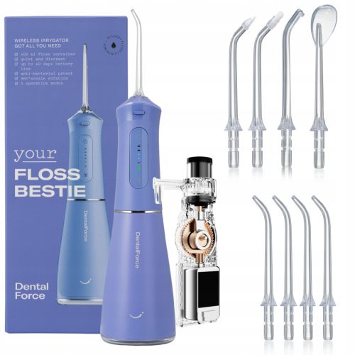  Zahnspüler für Mundzähne DentalForce 400 ml 5 PROG 8 DÜSEN