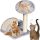  Niedriger Kratzbaum, Bett, Kratzbaum, Memphis Tower bis 60 cm
