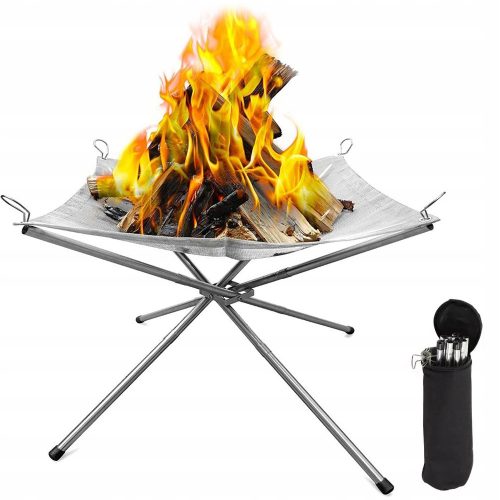  Tragbarer, faltbarer Garten-Feuerplatz, Mini-Grill, Lagerfeuer, Camping, Tourist