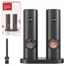  Elektrische Pfeffer- und Salzmühle - 2er-Set, Geschenk