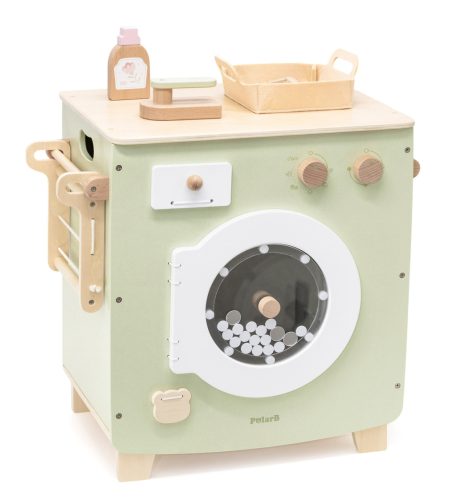  WASCHMASCHINE AUS HOLZ MIT TROCKNUNG PARTY VIGA POLARB ZUBEHÖR