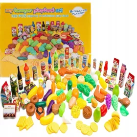  Riesige 120 Lebensmittel, Gemüse und Obst aus Kunststoff