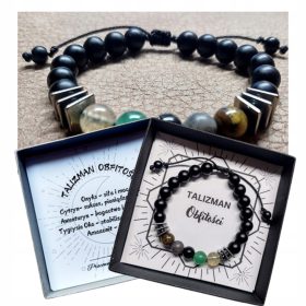    Herrenarmband TALISMAN OF ABUNDANCE, Natursteine, verstellbarer Umfang