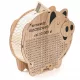  Gezeichnetes Sparschwein Sparschwein Challenge Ziel plus Widmung Geschenk Geschenk
