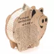  Drawn Piggy Bank Challenge plus Widmungsgeschenkziel 5000
