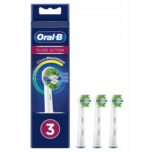  2x ORIGINAL ORAL-B 3D WHITE FLOSS ACTION ZAHNBÜRSTENKOPF