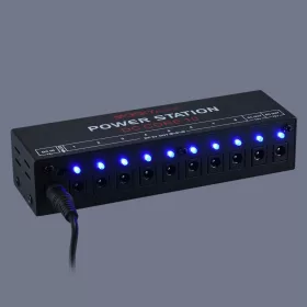  STROMVERSORGUNGSSTATION FÜR GITARRENEFFEKTE DC 9V 18V