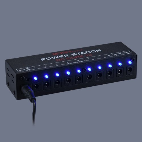  STROMVERSORGUNGSSTATION FÜR GITARRENEFFEKTE DC 9V 18V
