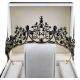  DIADEM SCHWARZ VINTAGE WINTAGE HAARSCHMUCK GOLD 1913