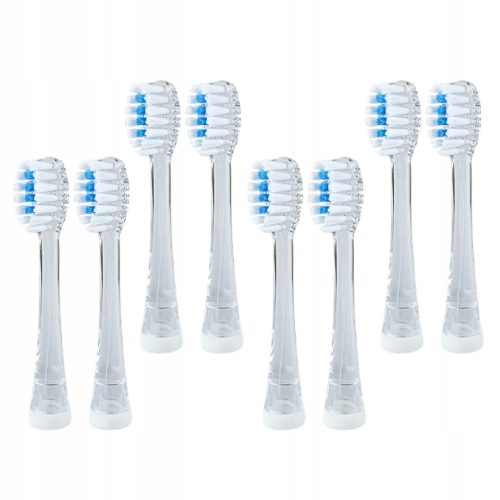  Blaue Ersatzbürstenköpfe für BRUSH-BABY BabySonic PRO 1-6