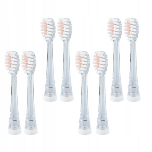  8x rosa BRUSH-BABY BabySonicPRO Zahnbürstenköpfe 1–6 Jahre Ersatz