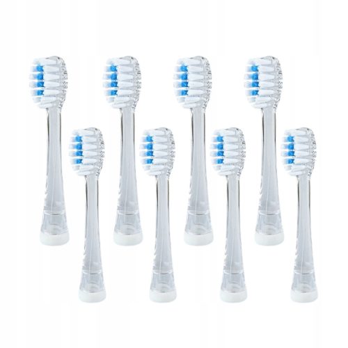  8x blaue NENO Denti Zahnbürstenköpfe für Kinder 1-6 Ersatz