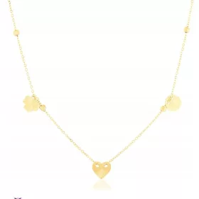  GOLDHALSKETTE CHIRURGENSTAHL 316L HERZKLEE