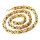  KETTE Herren Royal Gold Byzantinische Kette VERGOLDET + KOSTENLOS
