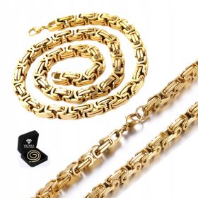    Goldkette, königliche Rüstungskette für Herren, byzantinisch, vergoldet