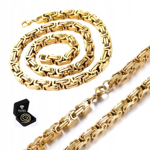  Goldkette, königliche Rüstungskette für Herren, byzantinisch, vergoldet