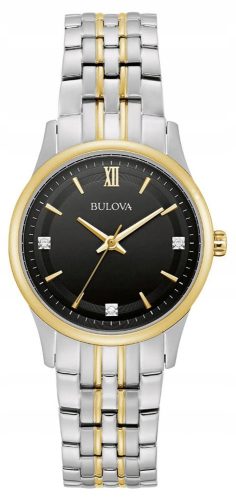  Bulova Classic Diamonds Damenuhr 98p196