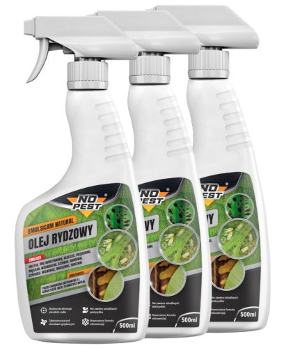 NO PEST Insektenschutzmittel mit Leindotteröl gegen Schädlinge - 3x 500 ml