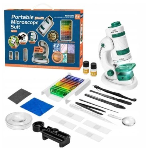  60–180 DIGITAL Pro LED-Mikroskop, digitales Edu-Set, Geschenk für Kinder, Schule