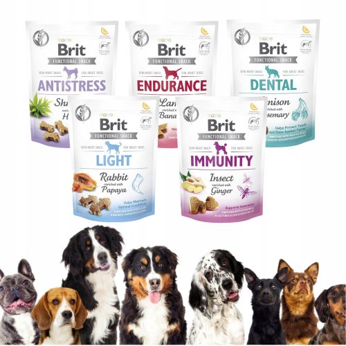  Brit Care Functional Snack Dental Hirsch Hundeleckerlis 150 g