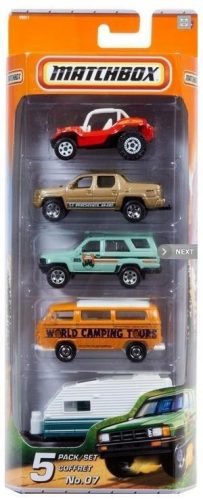  Matchbox Fünfer-Pack Spielzeugautos, verschiedene Typen