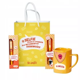    Ein Geschenkset mit Beilage und Be Happy Agnieszka-Marmeladen