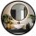  LED-SPIEGEL 90° RUND SCHWARZER RAHMEN BELEUCHTET LOFT BADEZIMMER LOFT CIRCLE