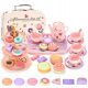  PRINZESSIN-TEE-SERVICE FÜR KINDER, DELUXE-TEE-SERVICE INKLUSIVE DESSERTS, KANNE