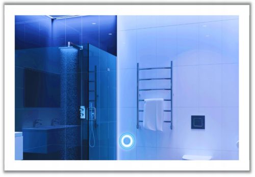  LED-SPIEGEL 90x70 BELEUCHTET MIT TOUCH-SCHALTER