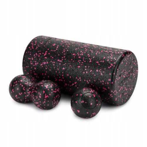  TREXO TRX-MST030 Massageset klein schwarz/rosa S Kompakte Größe