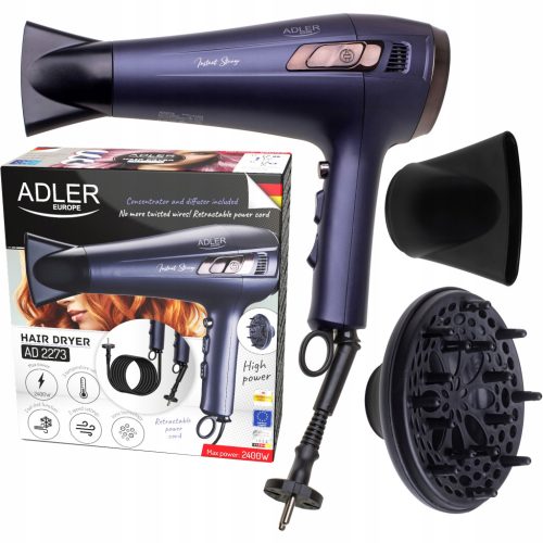  Adler Haartrockner REWELLED KABEL + IONISATION